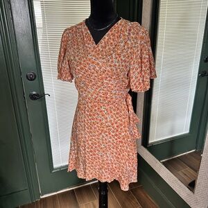 Floral Wrap Dress